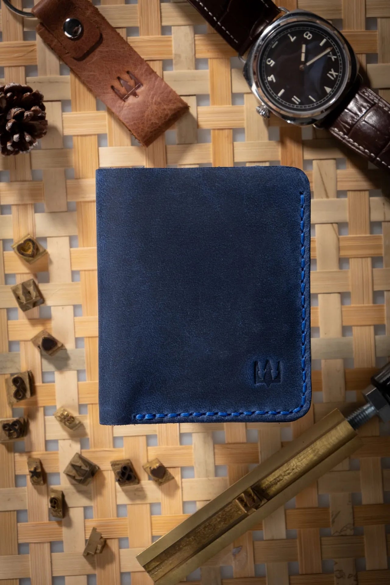 Stanton El Yapımı Hakiki Deri Cüzdan