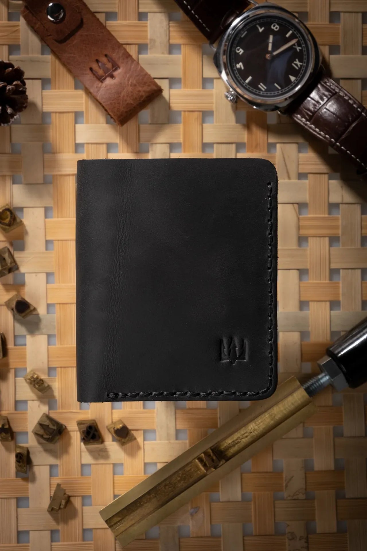 Stanton El Yapımı Hakiki Deri Cüzdan