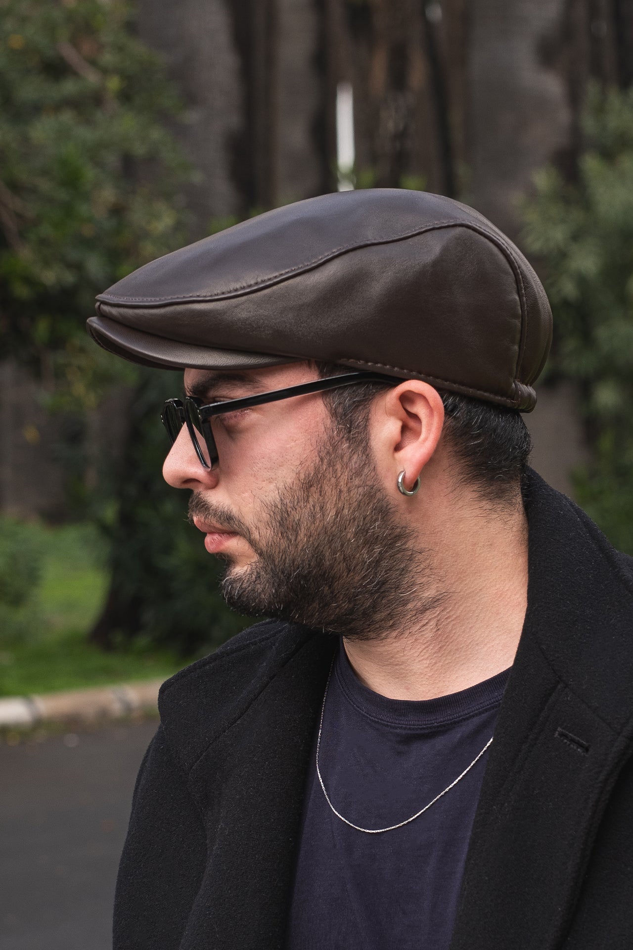 London Hakiki Deri Kasket