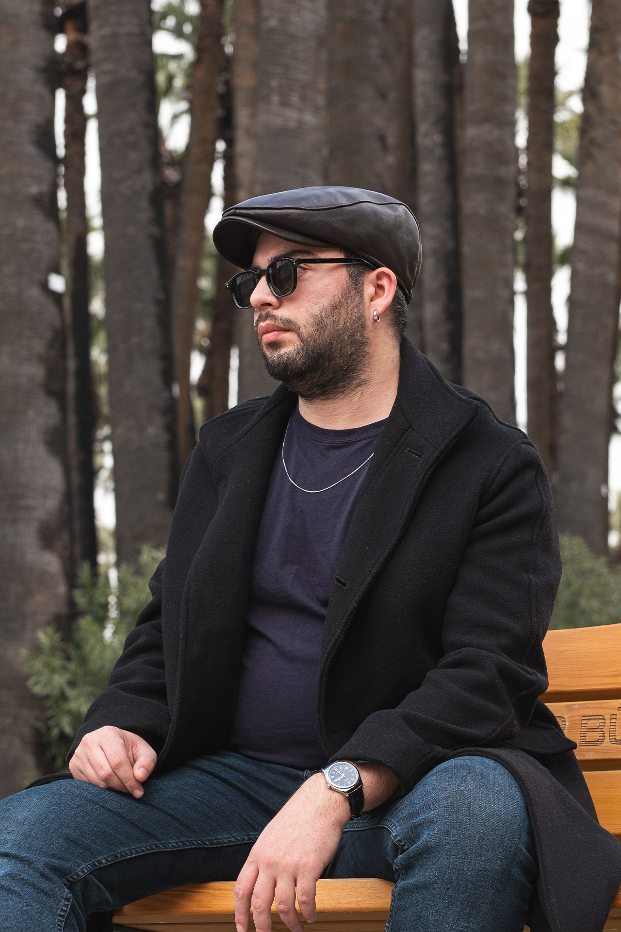 London Hakiki Deri Kasket