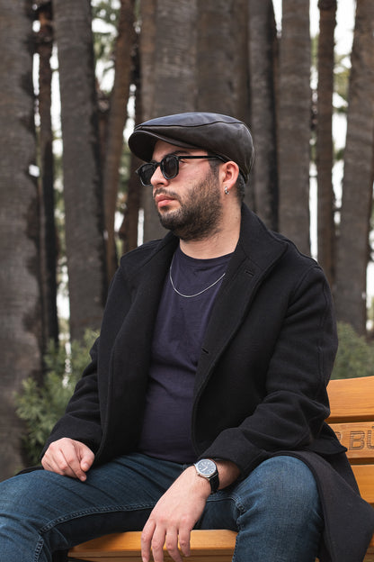 London Hakiki Deri Kasket