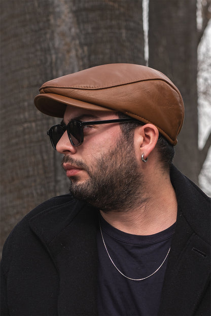 London Hakiki Deri Kasket