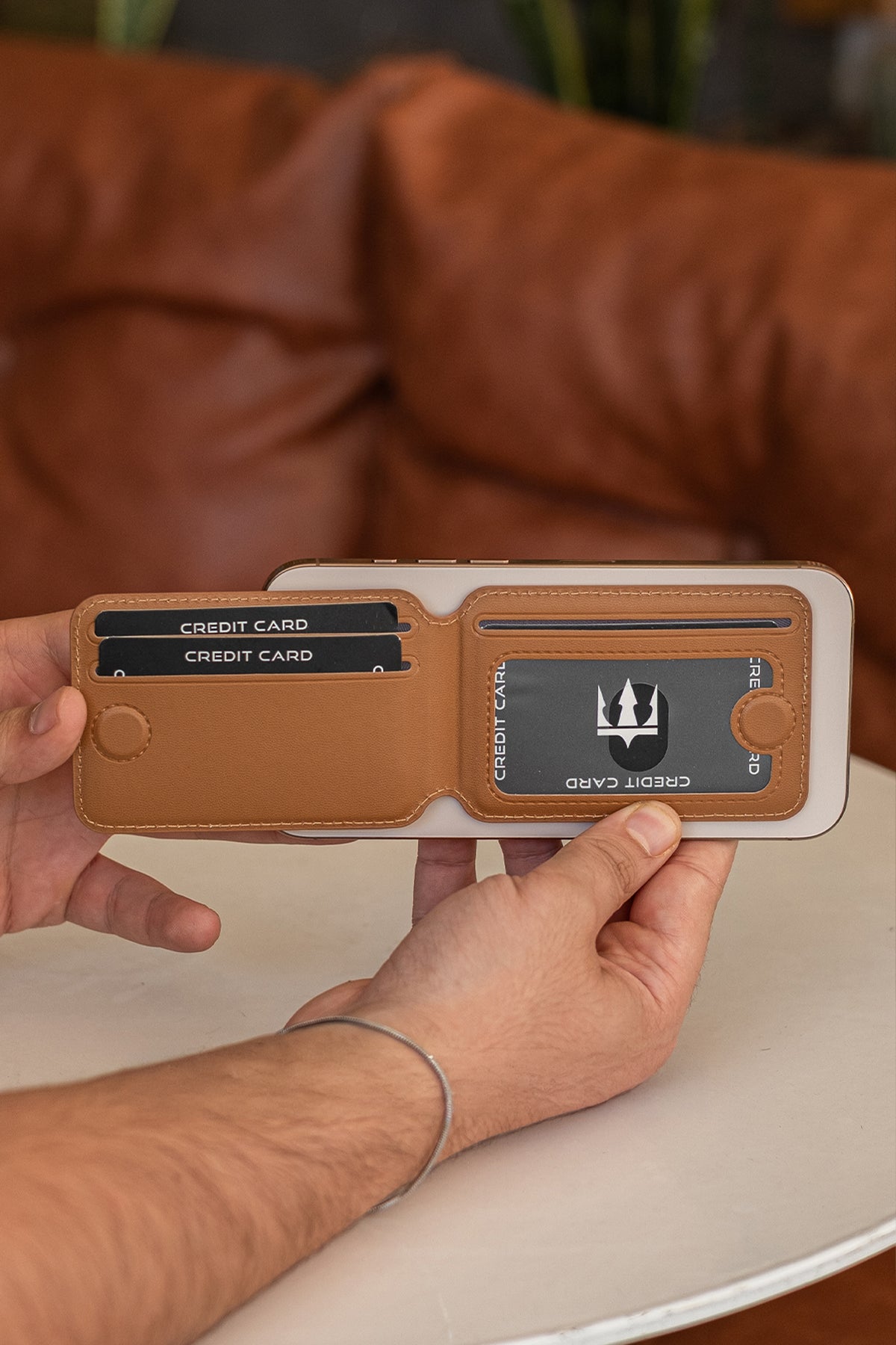 Hold Çift Taraf Katlanabilir MagSafe Kartlık