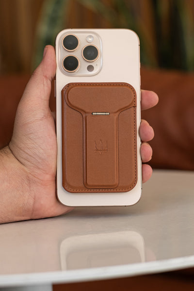 Porto Katlanabilir MagSafe Kartlık Ve Telefon Standı