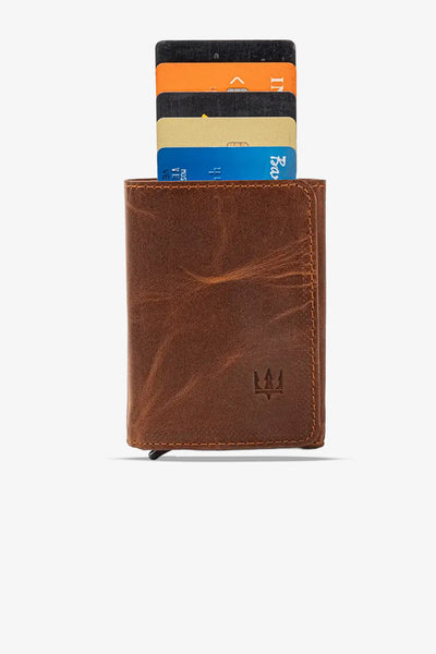 Vibe Mekanizmalı Hakiki Deri Cüzdan