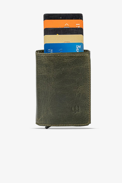 Vibe Mekanizmalı Hakiki Deri Cüzdan