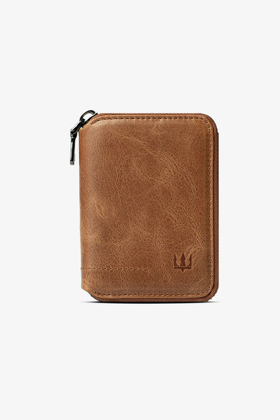 Zip Hakiki Deri Fermuarlı Cüzdan