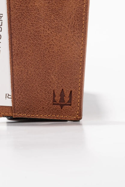 Hype Click Mekanizmalı Hakiki Deri Kartlık