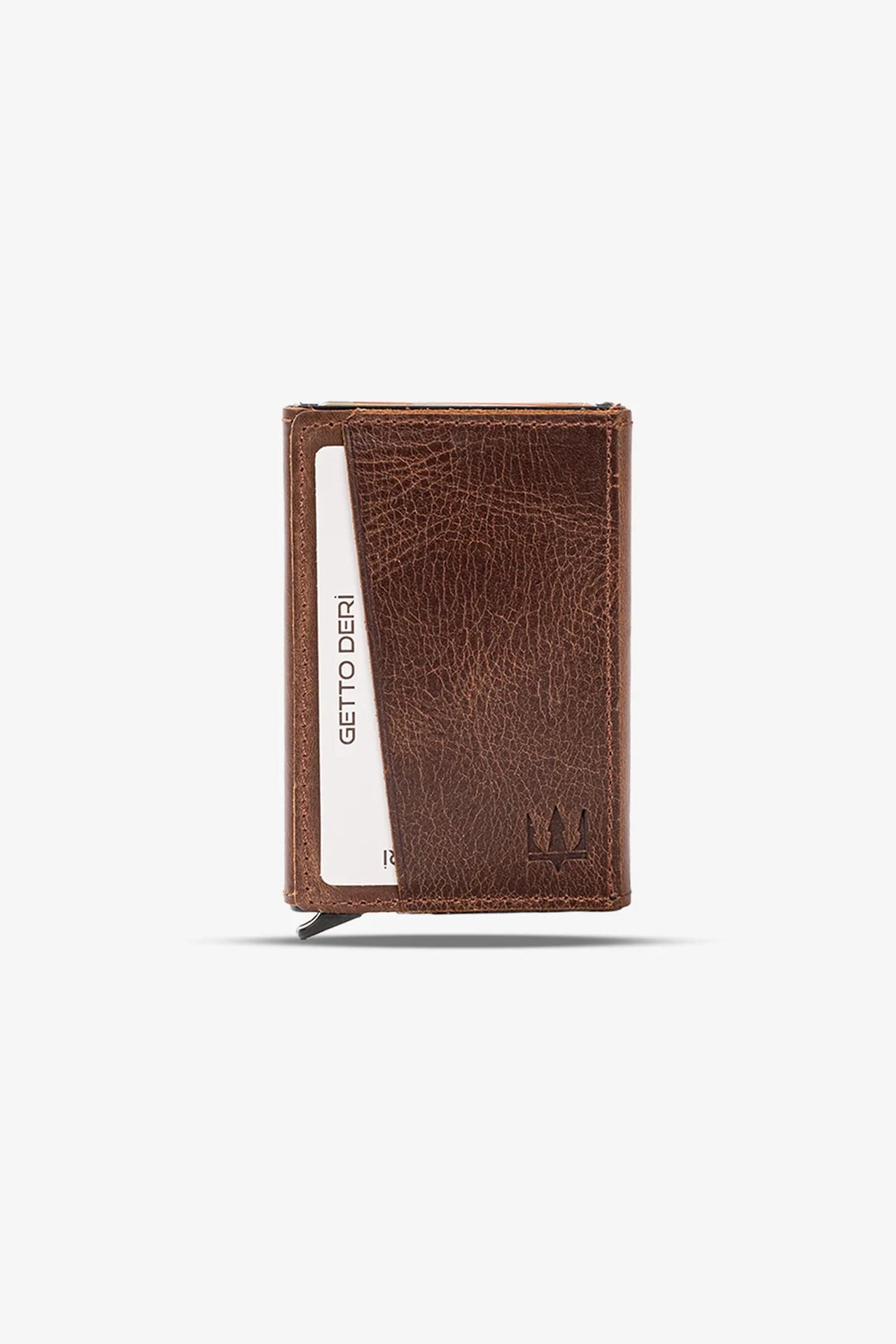 Hype Click Mekanizmalı Hakiki Deri Kartlık