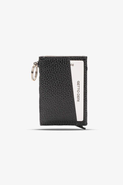 Hype Mekanizmalı Hakiki Deri Kartlık