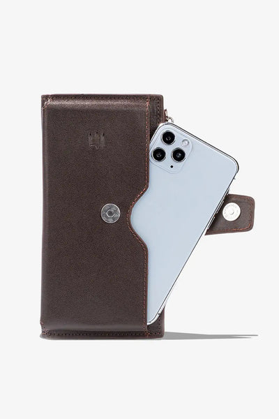 Zoe Telefon Hazneli Hakiki Deri Cüzdan