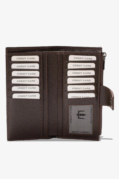 Zoe Telefon Hazneli Hakiki Deri Cüzdan