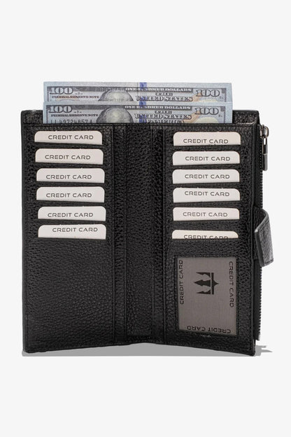 Zoe Telefon Hazneli Hakiki Deri Cüzdan