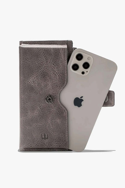 Zoe Telefon Hazneli Hakiki Deri Cüzdan