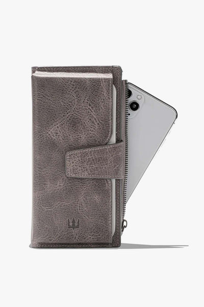 Zoe Telefon Hazneli Hakiki Deri Cüzdan