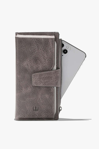 Zoe Telefon Hazneli Hakiki Deri Cüzdan