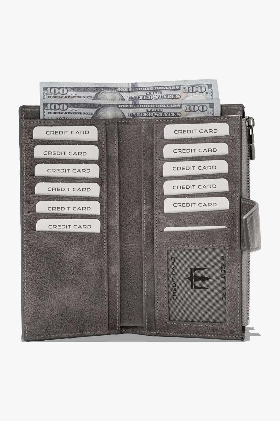 Zoe Telefon Hazneli Hakiki Deri Cüzdan