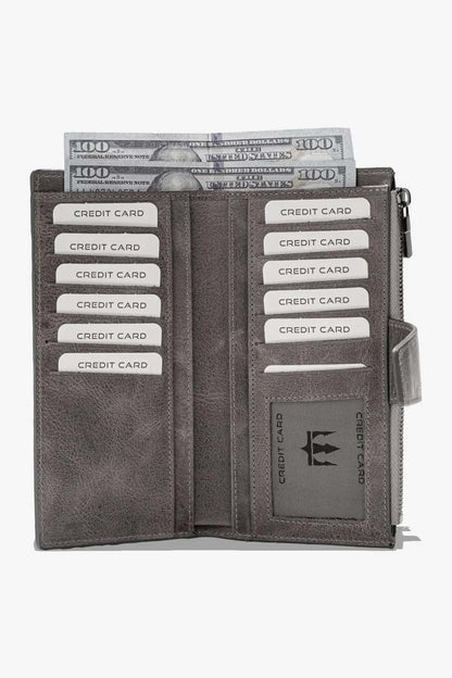 Zoe Telefon Hazneli Hakiki Deri Cüzdan