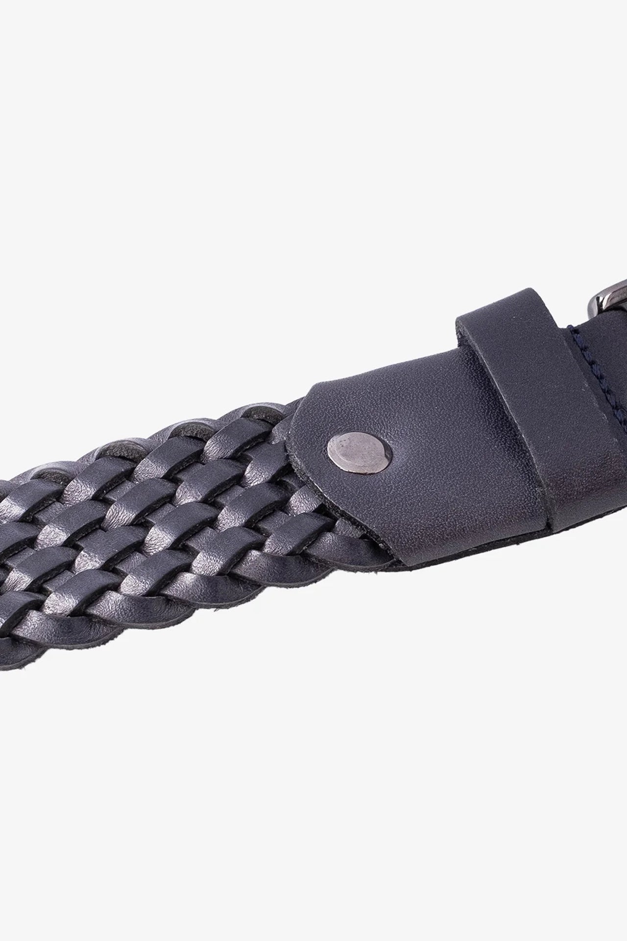 Helen Örgü Hakiki Deri Kemer 3.5 Cm