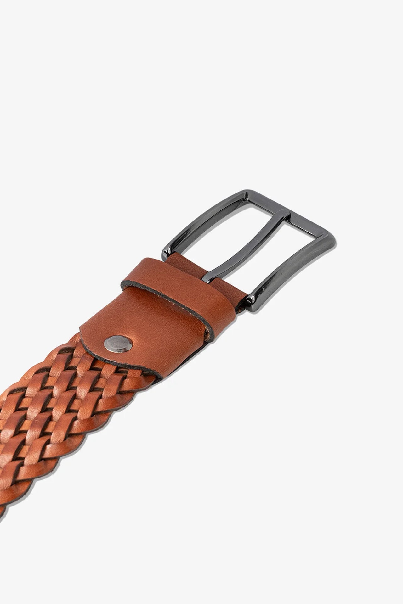 Helen Örgü Hakiki Deri Kemer 3.5 Cm