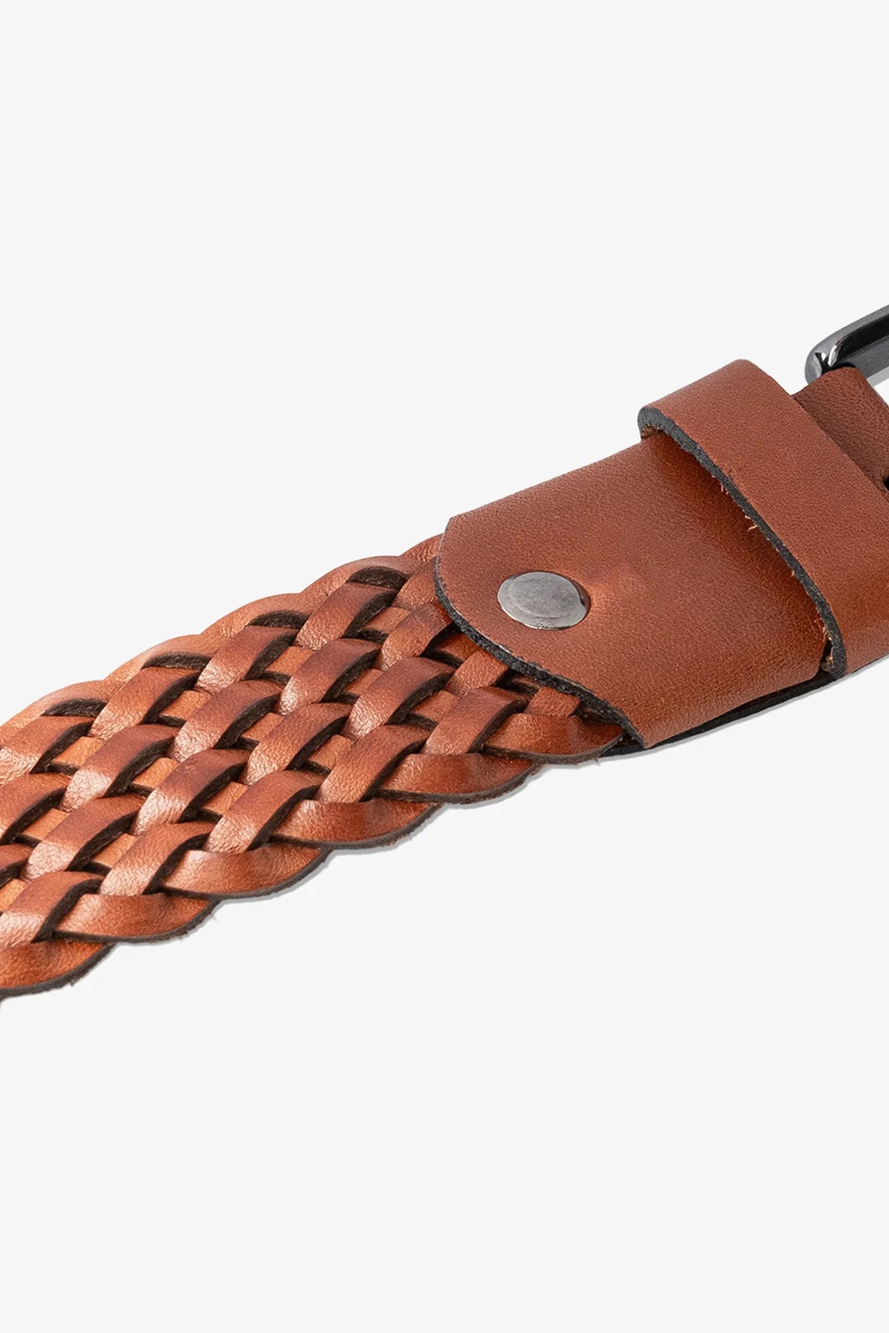 Helen Örgü Hakiki Deri Kemer 3.5 Cm