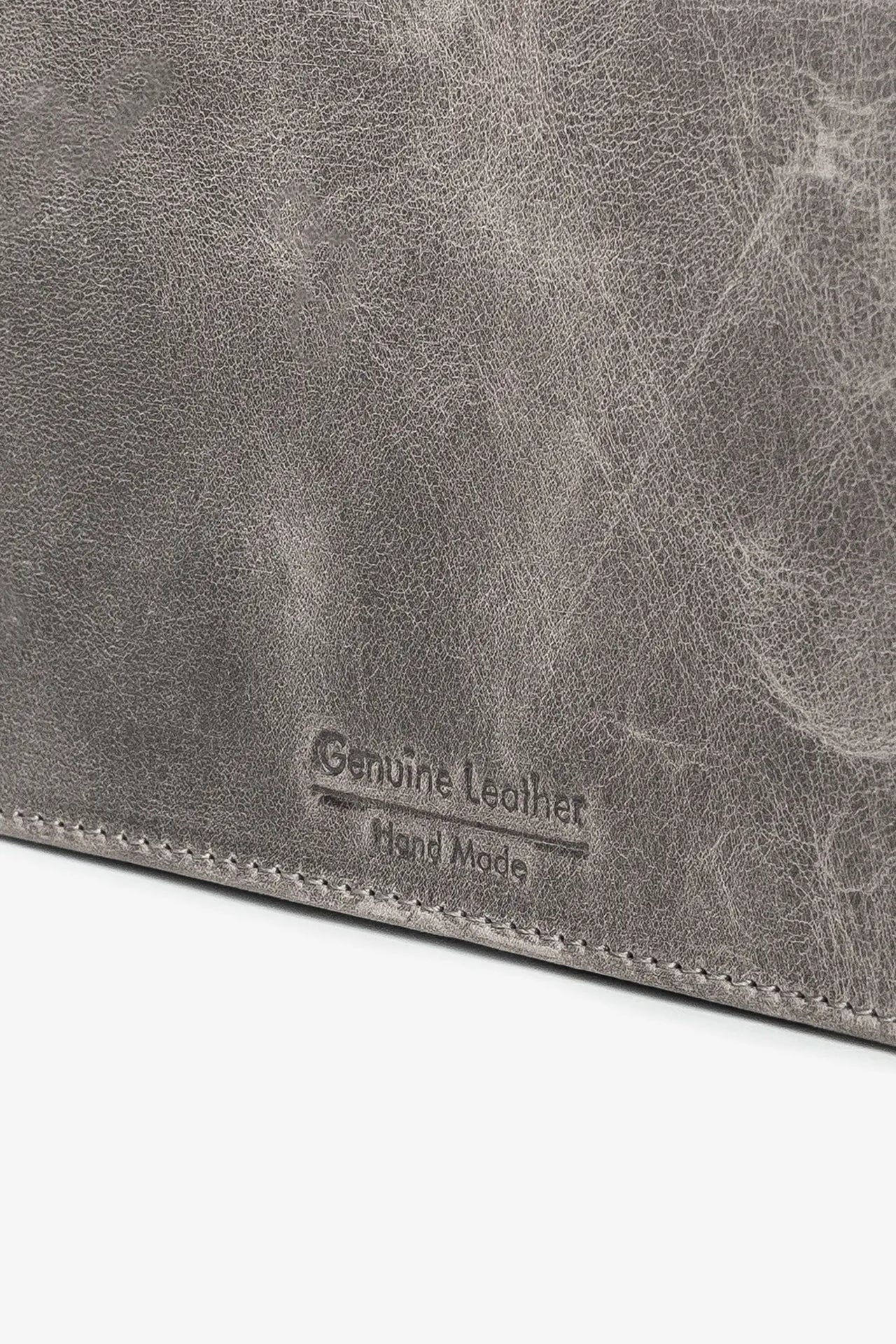 Lucas Hakiki Deri Telefon Cüzdanı