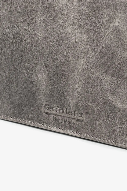 Lucas Hakiki Deri Telefon Cüzdanı