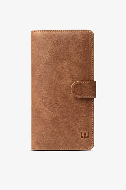 Lucas Hakiki Deri Telefon Cüzdanı