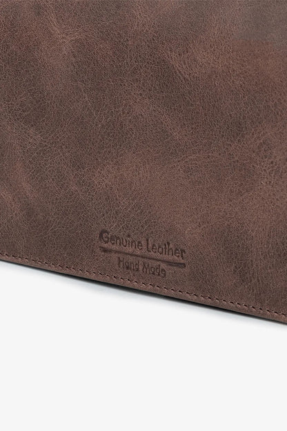 Lucas Hakiki Deri Telefon Cüzdanı