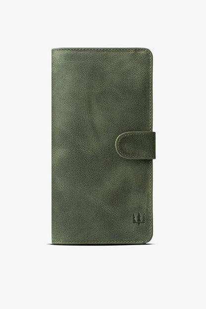 Lucas Hakiki Deri Telefon Cüzdanı