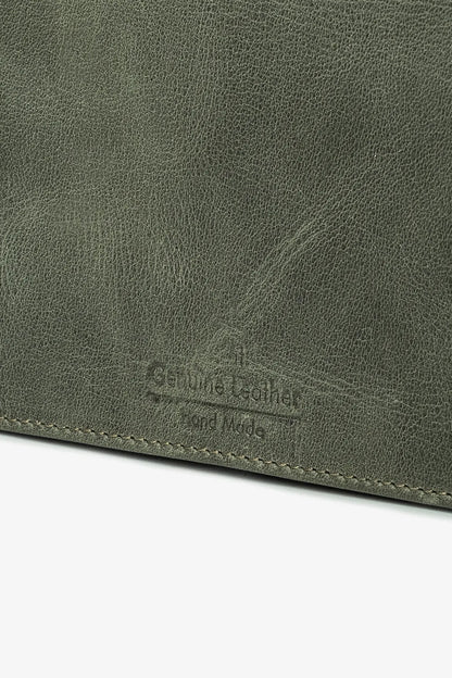 Lucas Hakiki Deri Telefon Cüzdanı