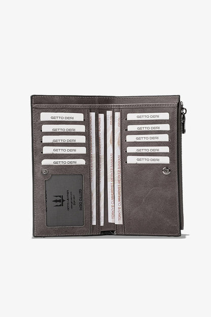 Nairobi Telefon Hazneli Deri Cüzdan