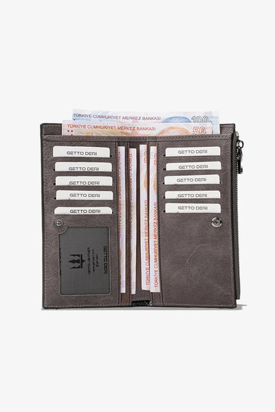 Nairobi Telefon Hazneli Deri Cüzdan