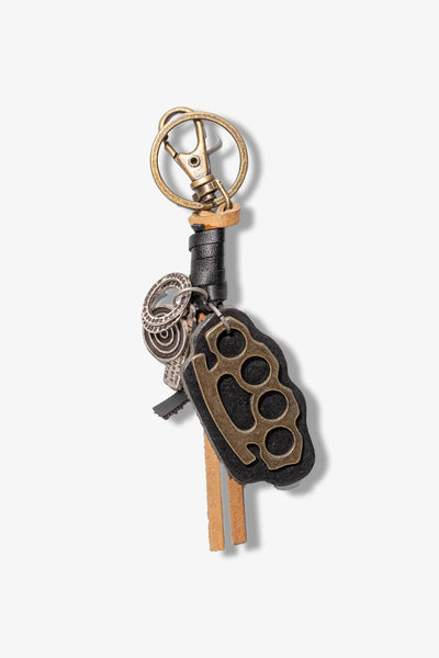 Getto Punch Deri Anahtarlık