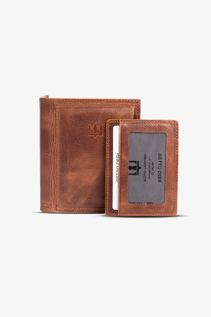 Resto Hakiki Deri Cüzdan