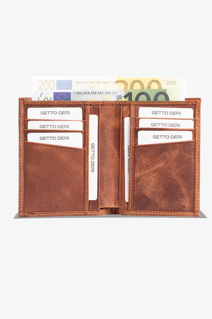 Resto Hakiki Deri Cüzdan