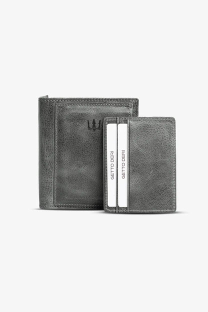 Resto Hakiki Deri Cüzdan