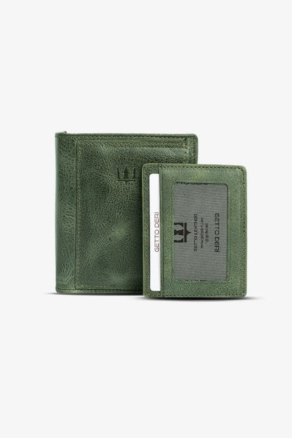 Resto Hakiki Deri Cüzdan