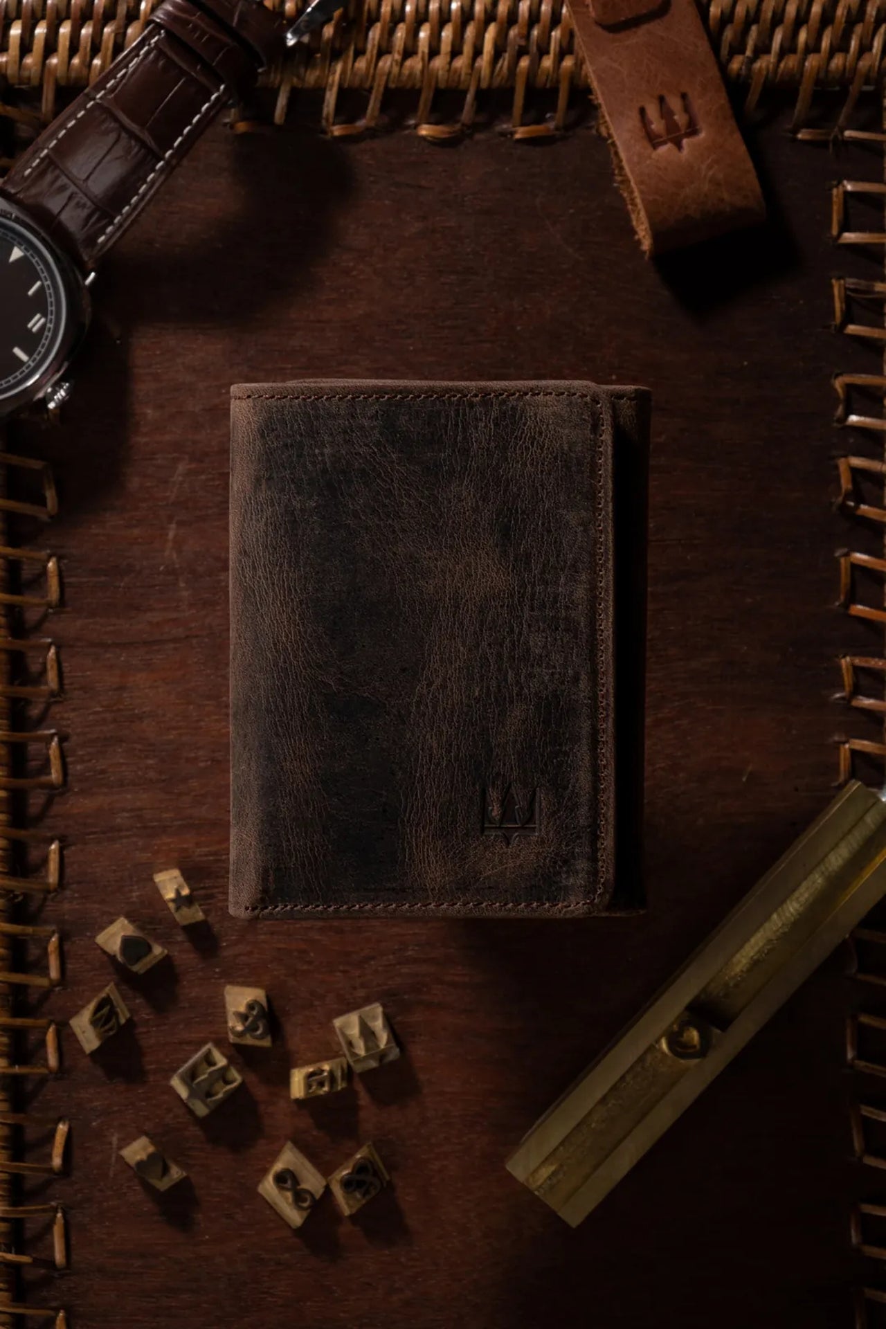 Troya Hakiki Deri Cüzdan