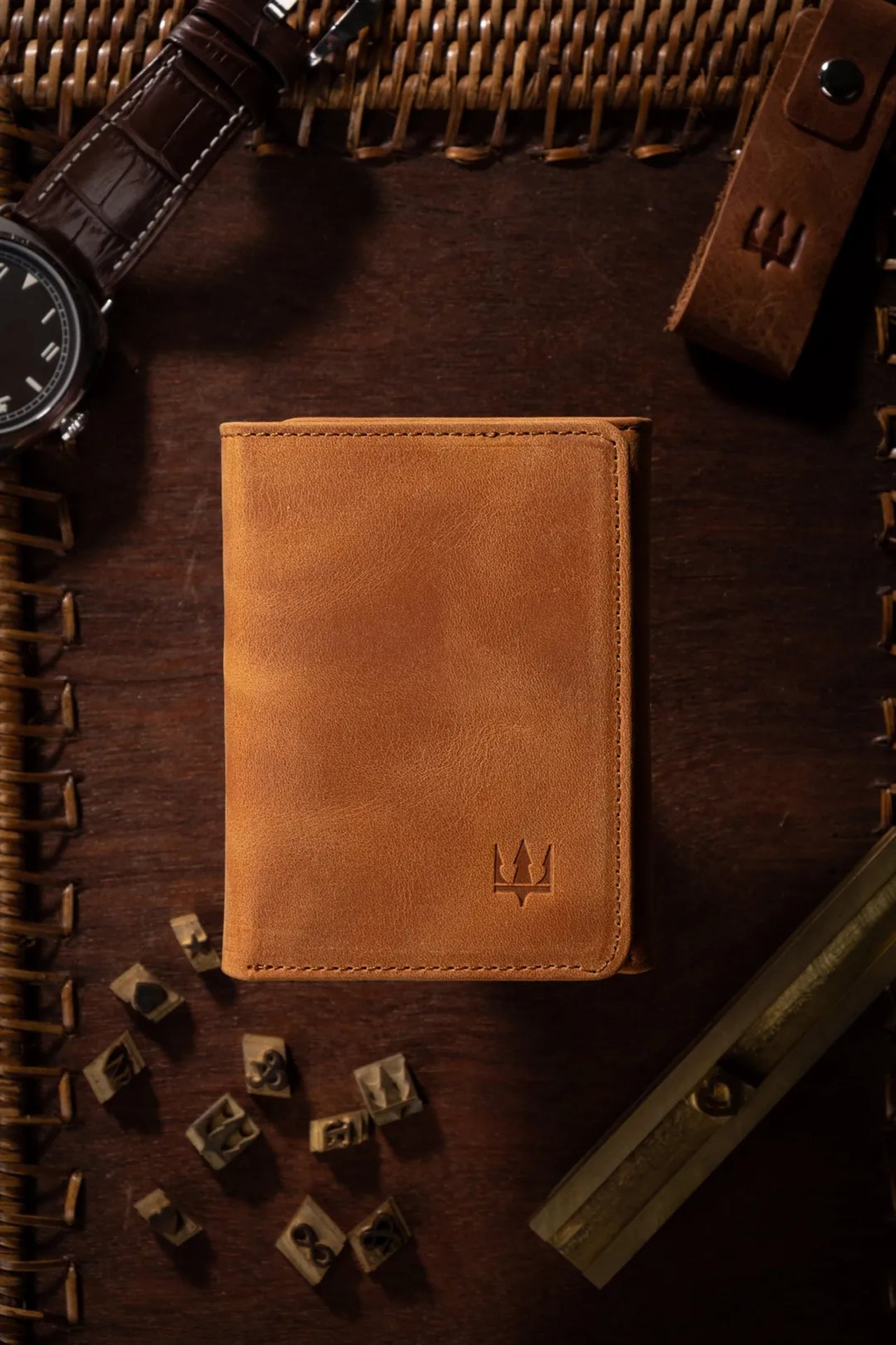 Troya Hakiki Deri Cüzdan