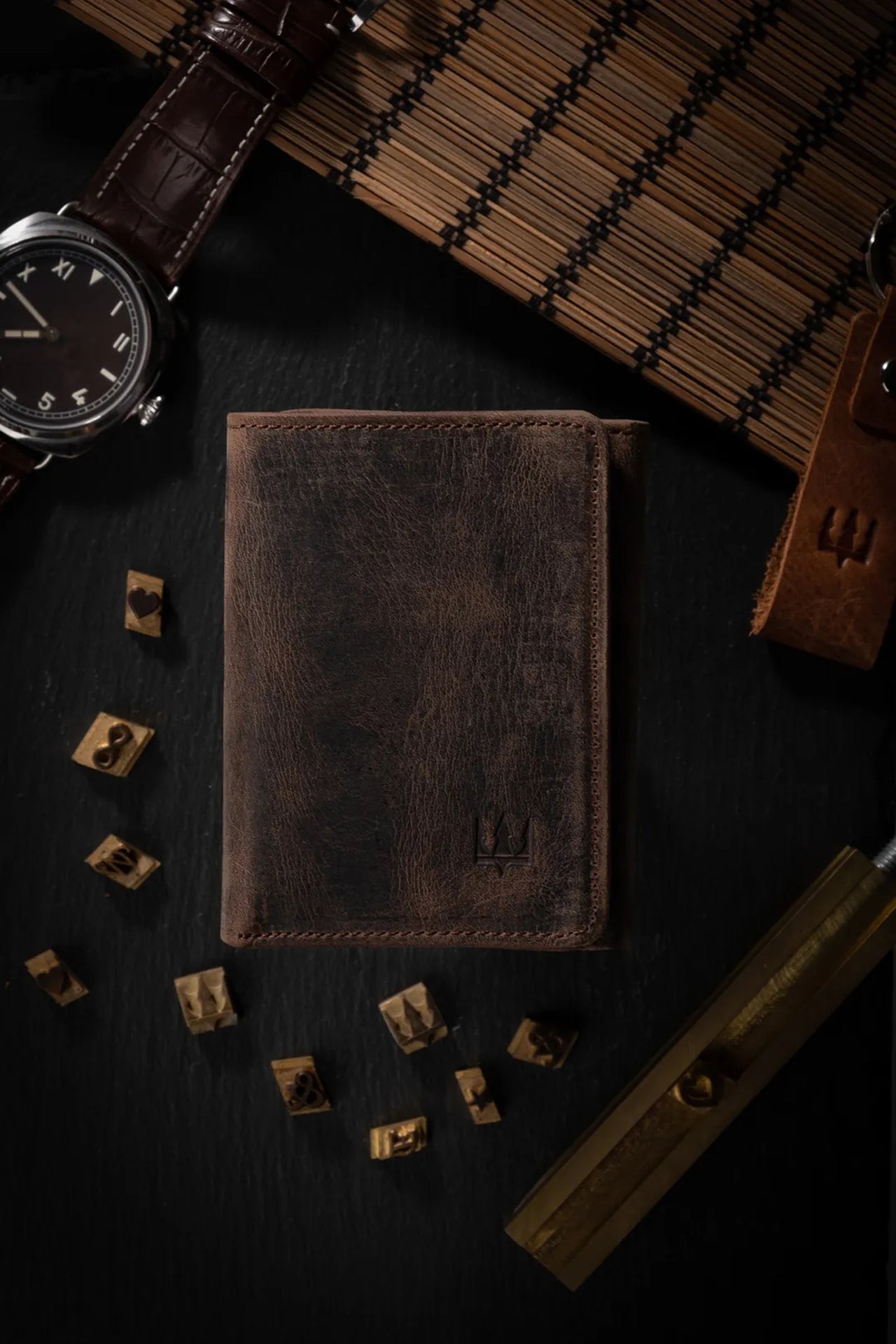 Troya Hakiki Deri Cüzdan