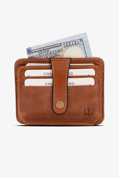 Vento Hakiki Deri Çıt çıtlı Cüzdan