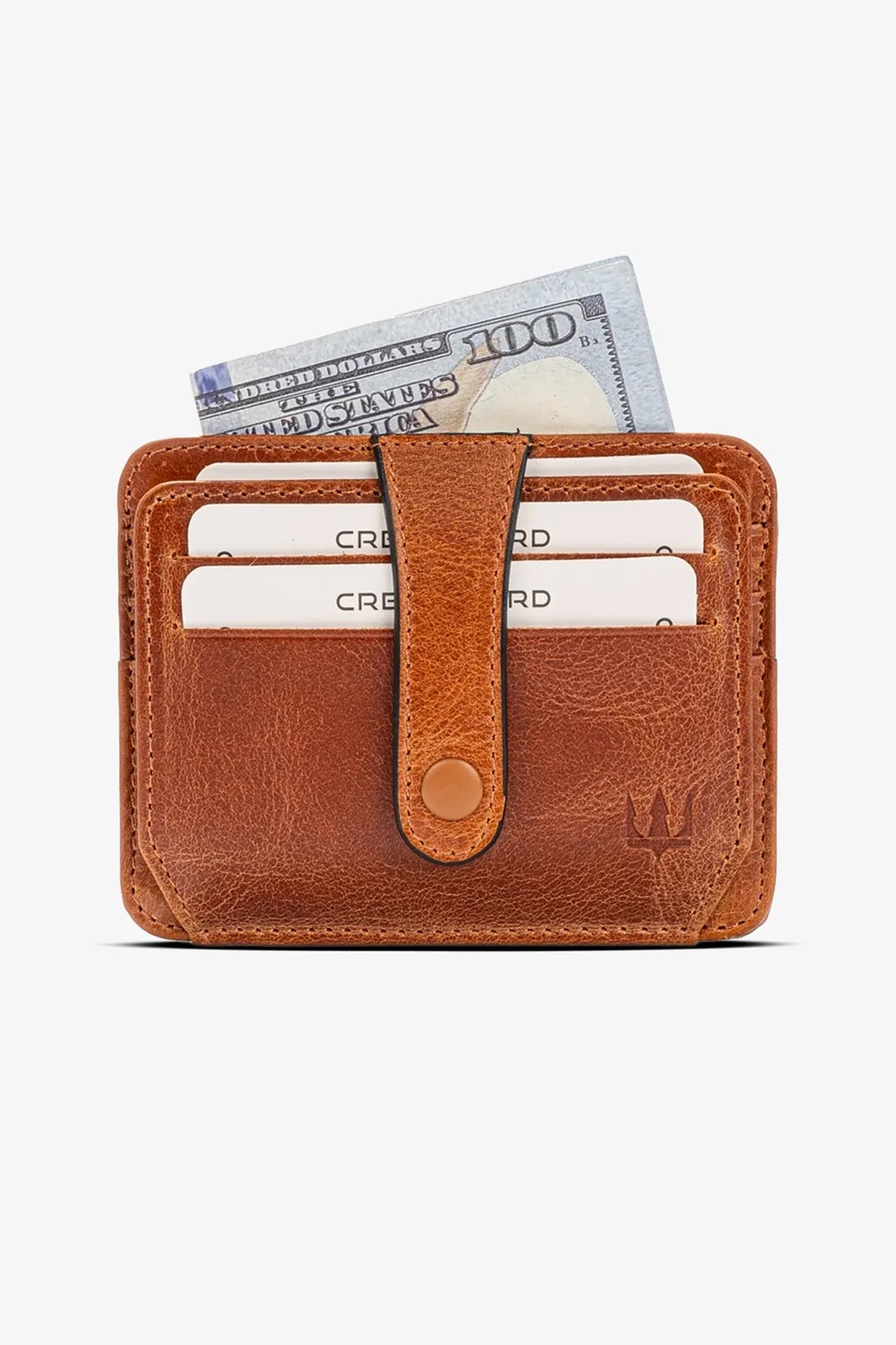 Vento Hakiki Deri Çıt çıtlı Cüzdan