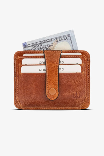 Vento Hakiki Deri Çıt çıtlı Cüzdan