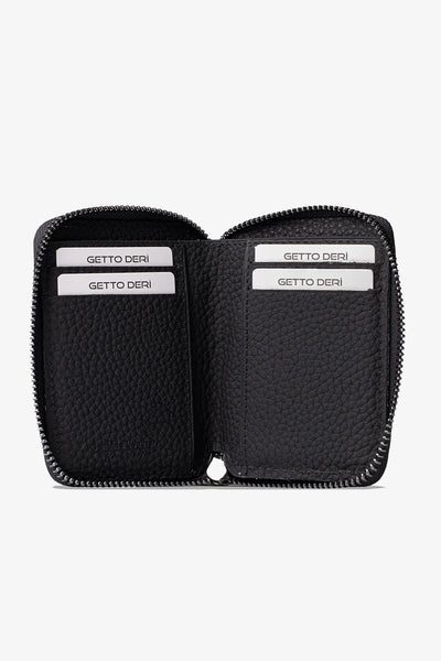 Zip Hakiki Deri Fermuarlı Cüzdan