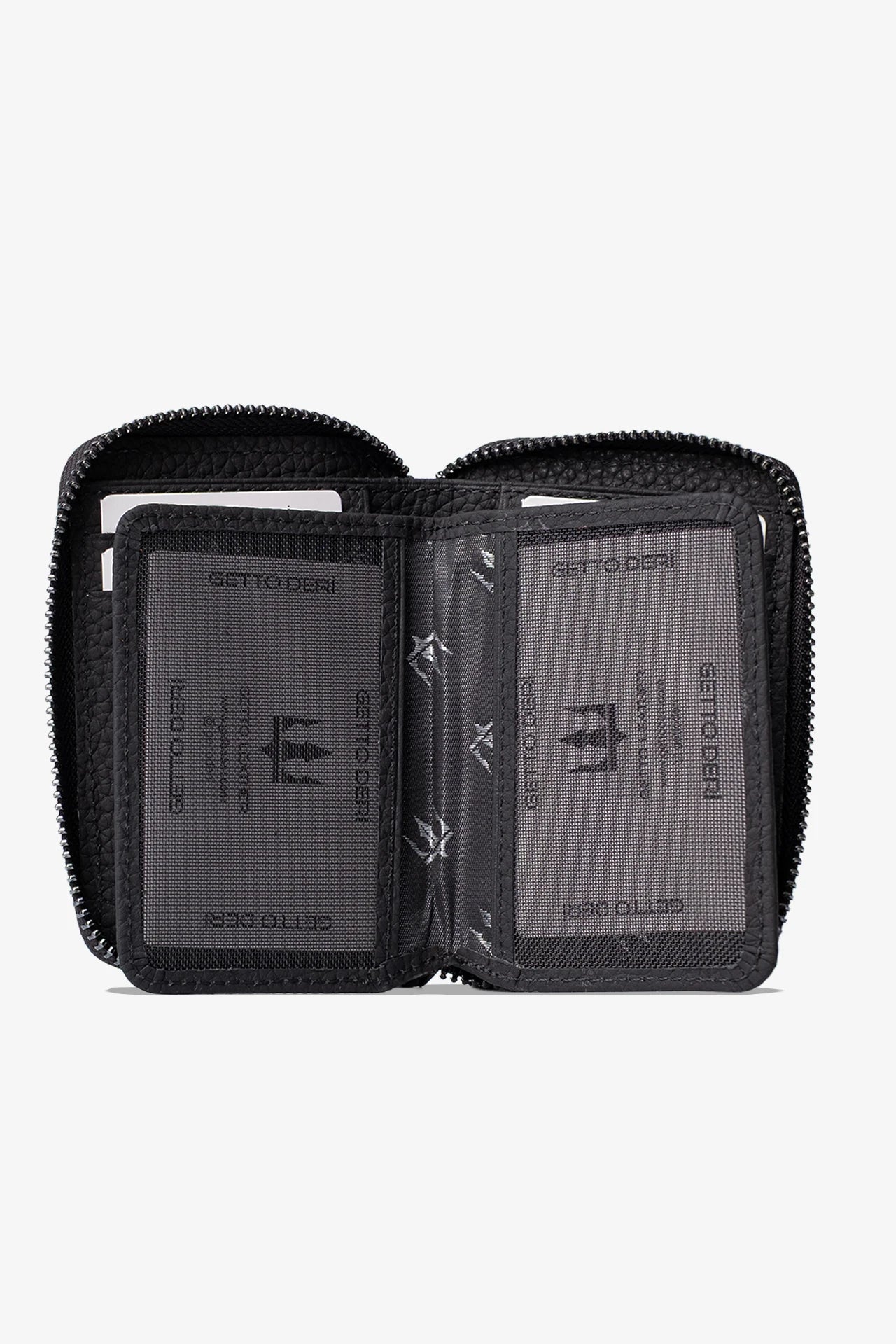 Zip Hakiki Deri Fermuarlı Cüzdan