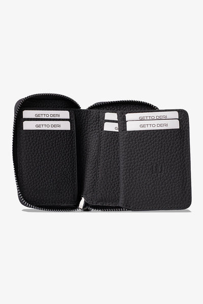 Zip Hakiki Deri Fermuarlı Cüzdan