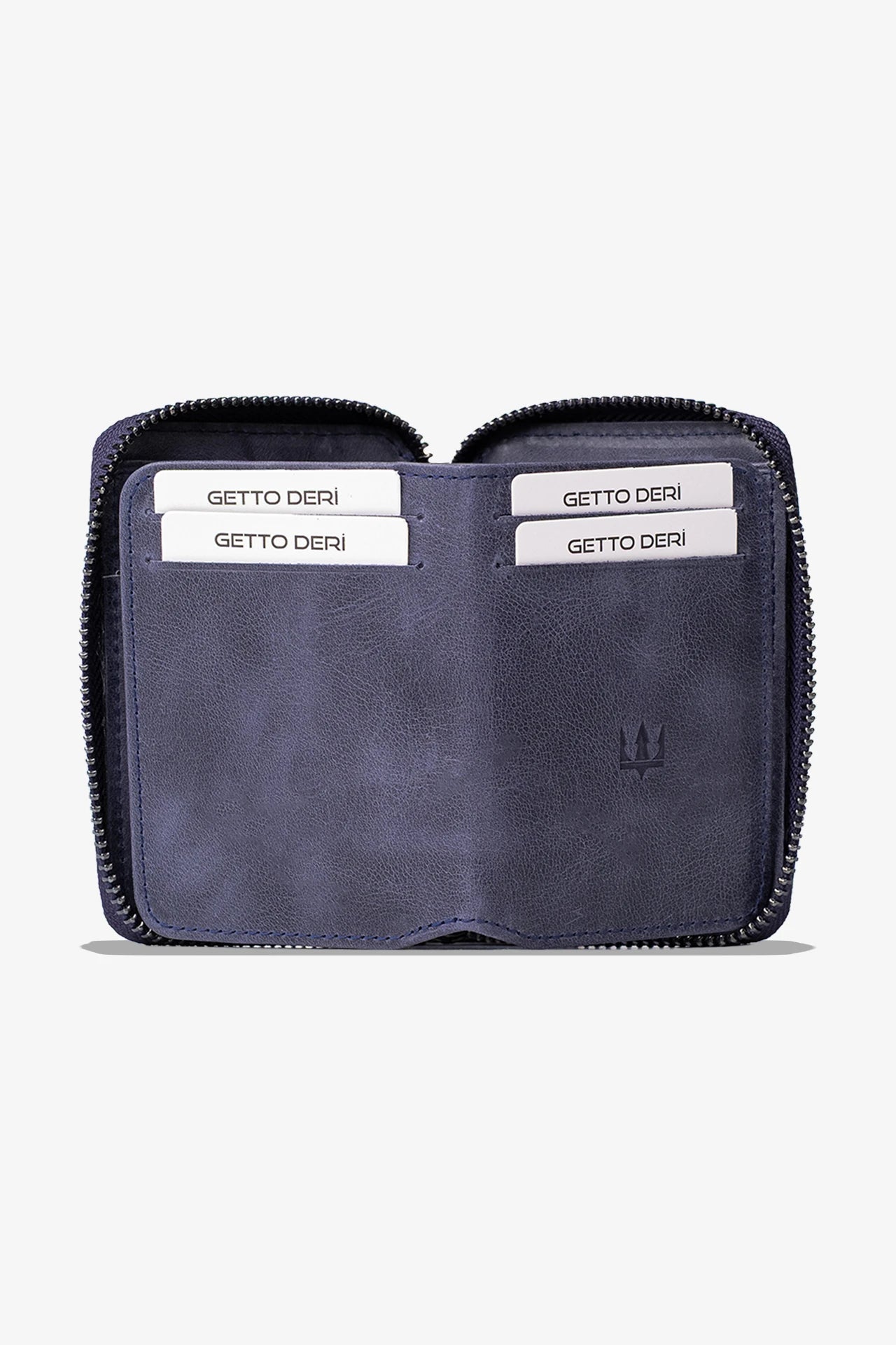 Zip Hakiki Deri Fermuarlı Cüzdan