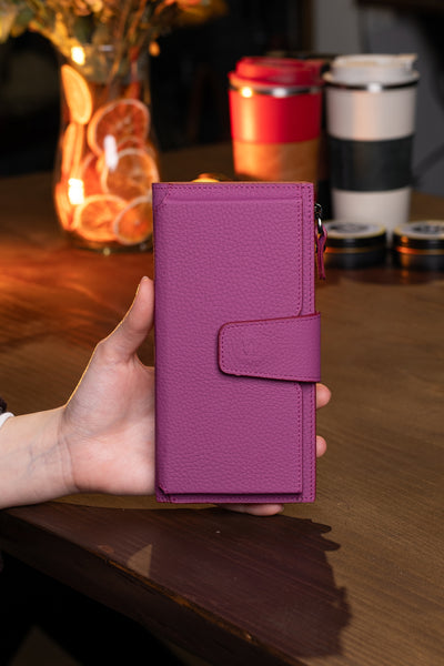 Zoe Telefon Hazneli Hakiki Deri Cüzdan