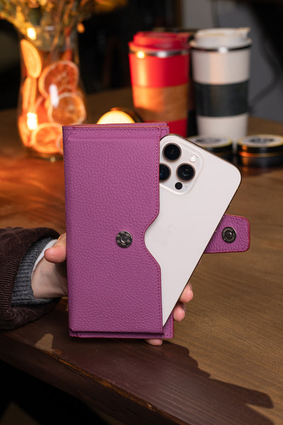 Zoe Telefon Hazneli Hakiki Deri Cüzdan